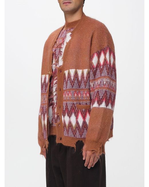 Laneus Red Cardigan for men