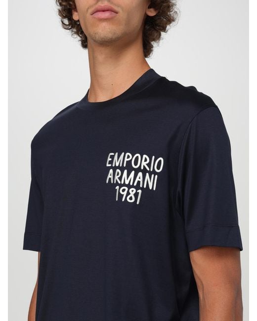 Emporio Armani Blue T-shirt for men