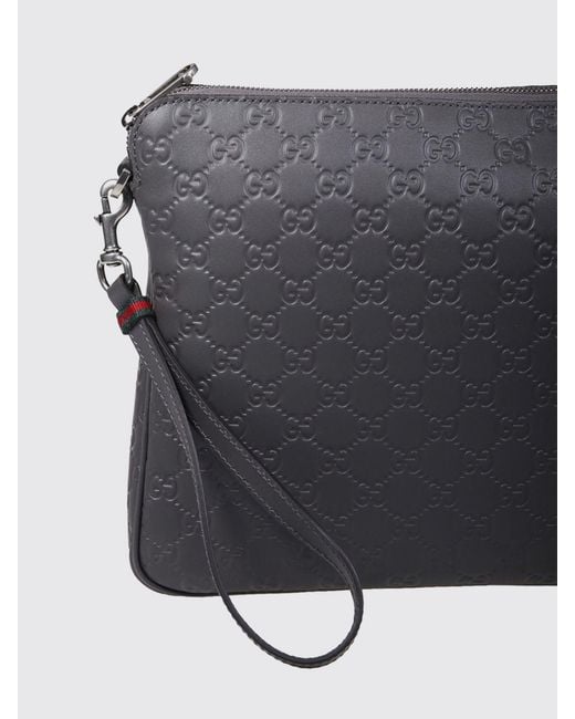 Gucci Gray Gg Shoulder Bag for men