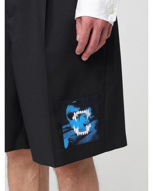 Pantalones Cortos Hombre Undercover de hombre de color Blue