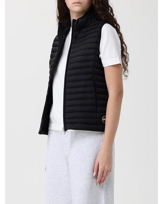 Colmar Black Padded Nylon Vest With Zip