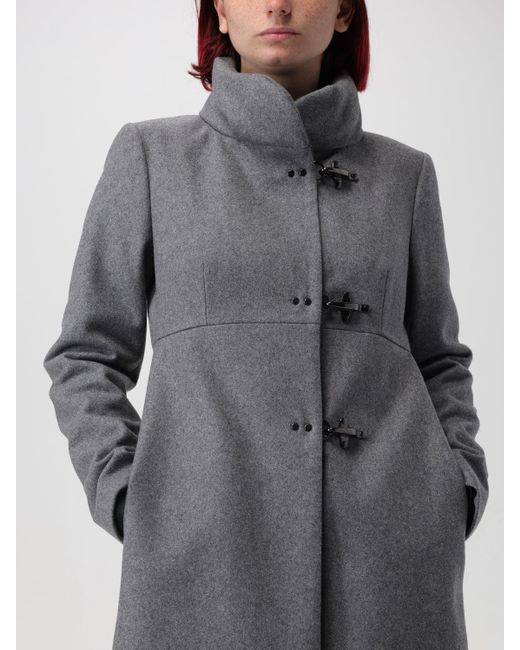 Cappotto in misto lana di Fay in Gray