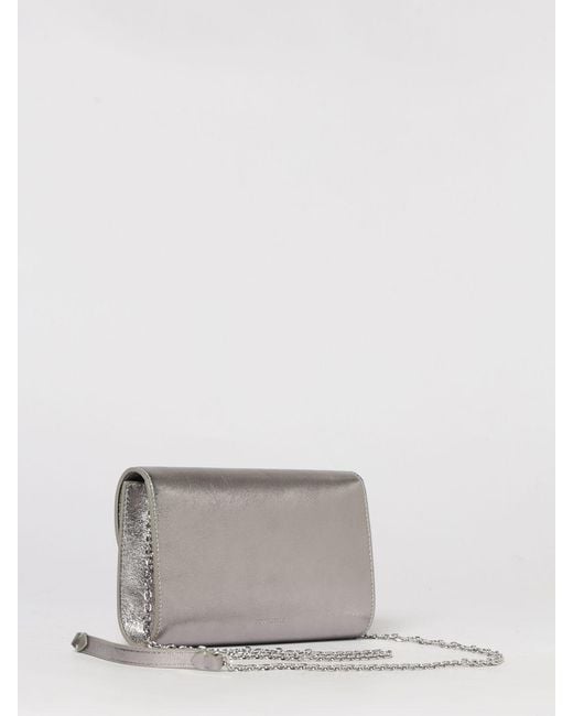 Coccinelle Gray Nikla Small Leather Bag