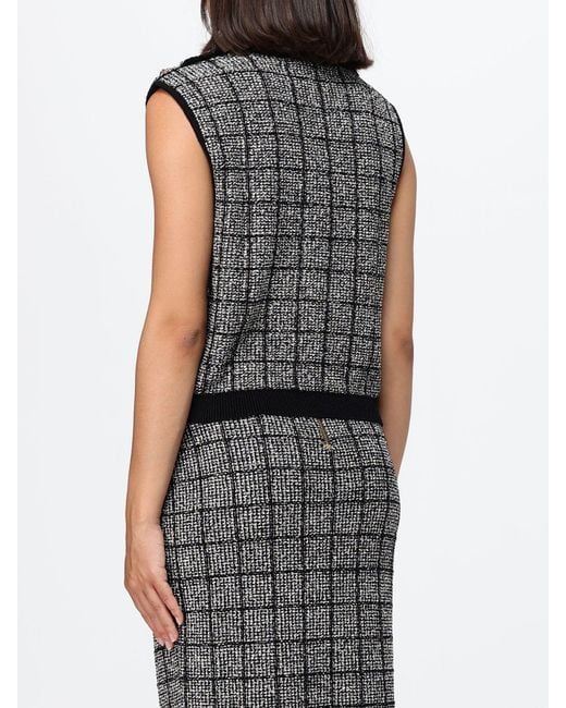 Balmain Black Knit Top