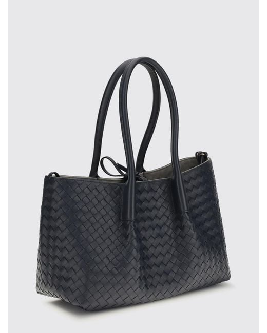 Bottega Veneta Black Pinacoteca Medium Woven Leather Bag