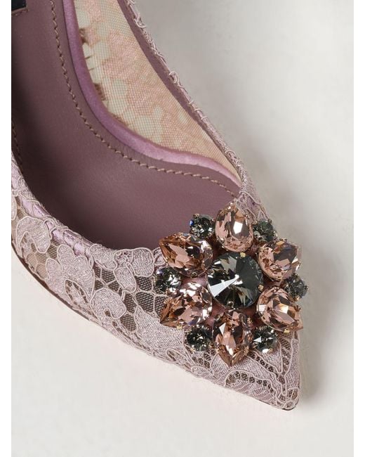 Dolce & Gabbana Pink High Heel Shoes