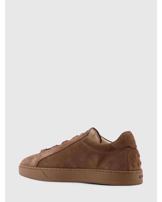 Tod's Brown Suede Sneakers for men