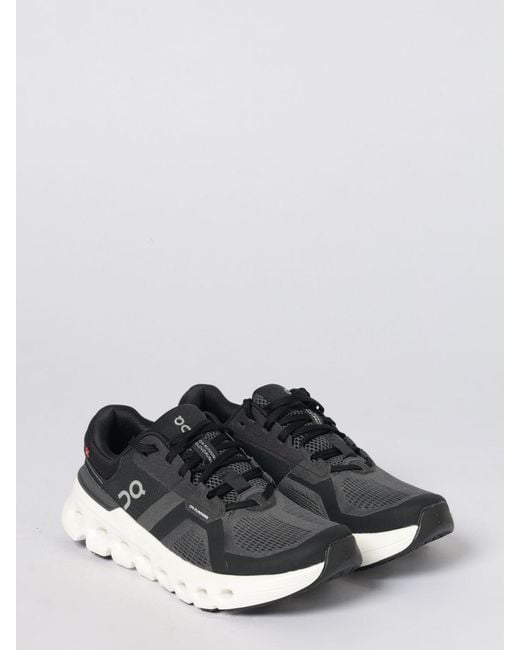 On Shoes White Cloudrunner 2 Mesh Sneakers On