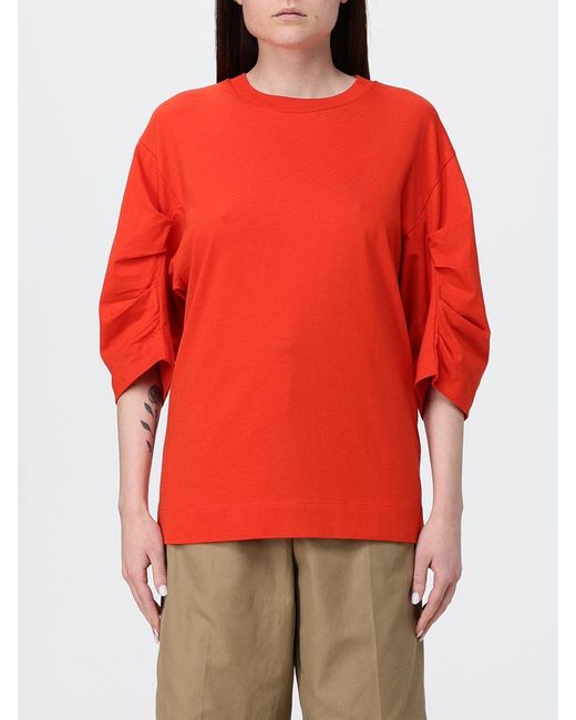 Dries Van Noten Red Cotton T-Shirts