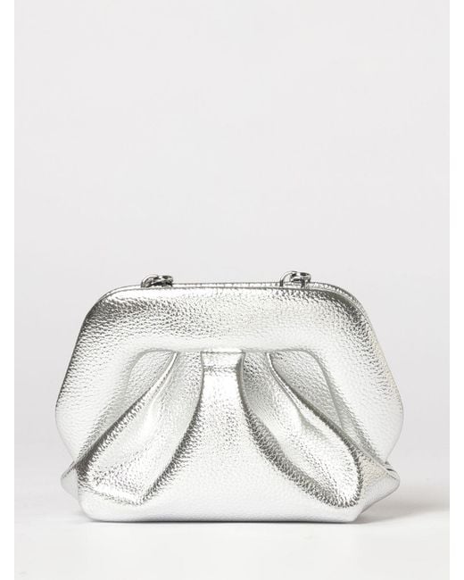 THEMOIRÈ Natural Themoir&Egrave Grained Vegan Leather Bios Clutch