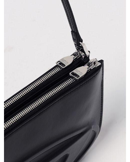 DIESEL Black 1Dr Twin Leather Bag
