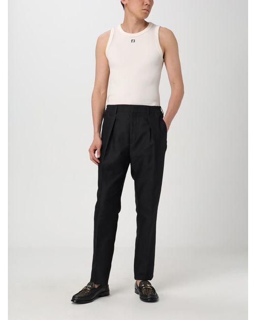 Fendi Black Trousers for men