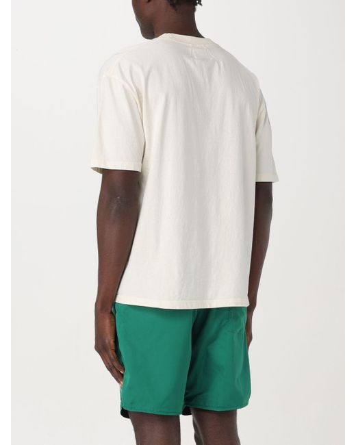 T-shirt in jersey di cotone di Rhude in Green da Uomo