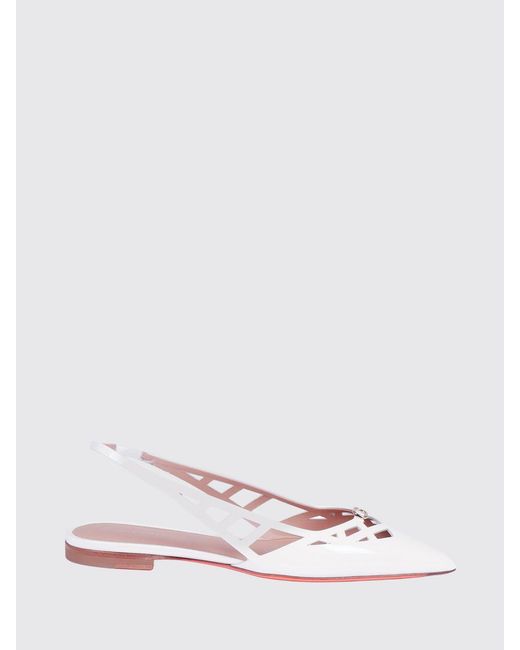 Santoni Pink Lackleder Slingbacks