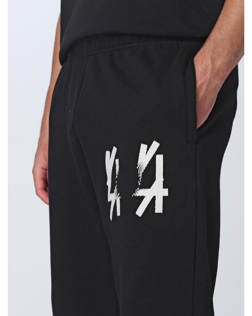44 Label Group Black Trousers for men