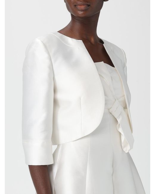 Alberta Ferretti White Bolero