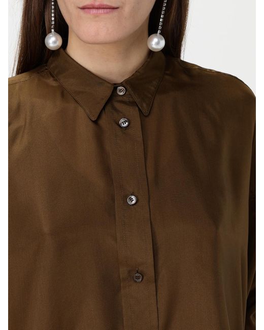 Philosophy Di Lorenzo Serafini Brown Shirt
