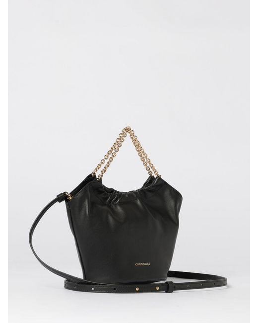 Coccinelle Black Smash Mini Leather Bag