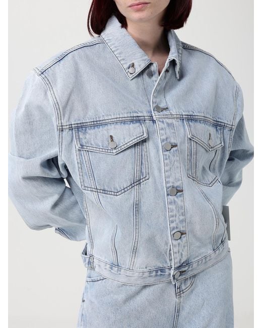 Entire studios Blue Cotton Denim Jacket