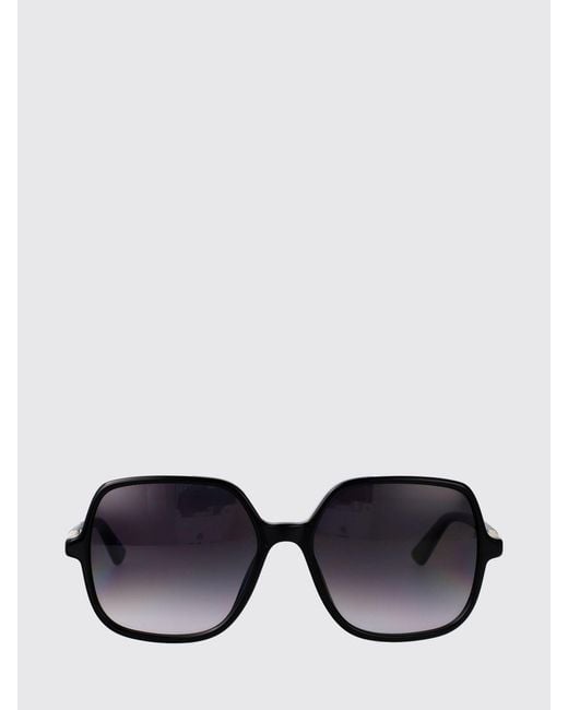 Chloé White Chlo&Eacute Tortoiseshell Acetate Cat-Eye Sunglasses