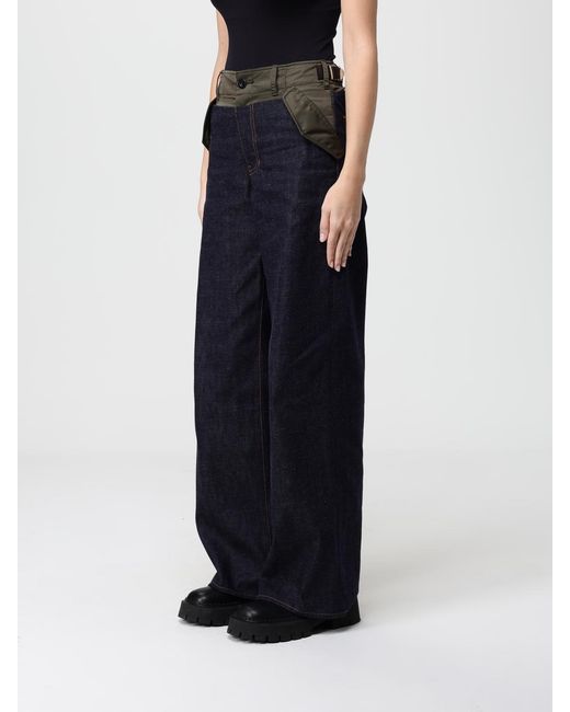 Vaqueros Mujer Sacai de color Blue