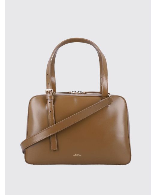Bolso De Mano Mujer A.P.C. de color Natural
