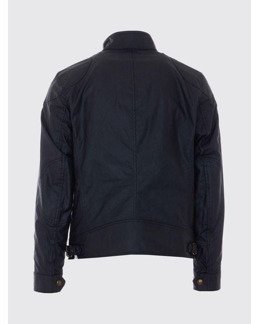 Belstaff Blue Racemaster Waxed Cotton Jacket for men