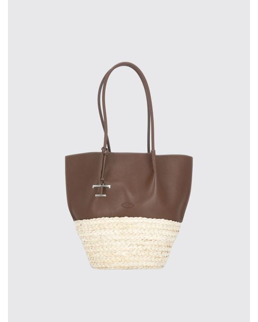 Tod's White Schultertasche Damen