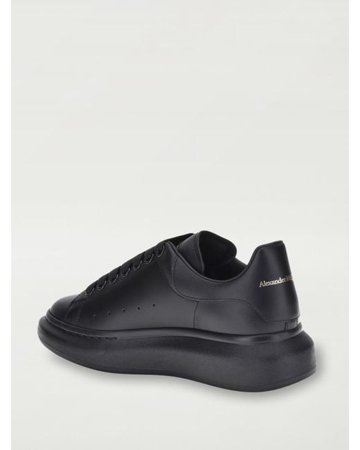 McQueen Blue Oversize Leather Sneakers for men