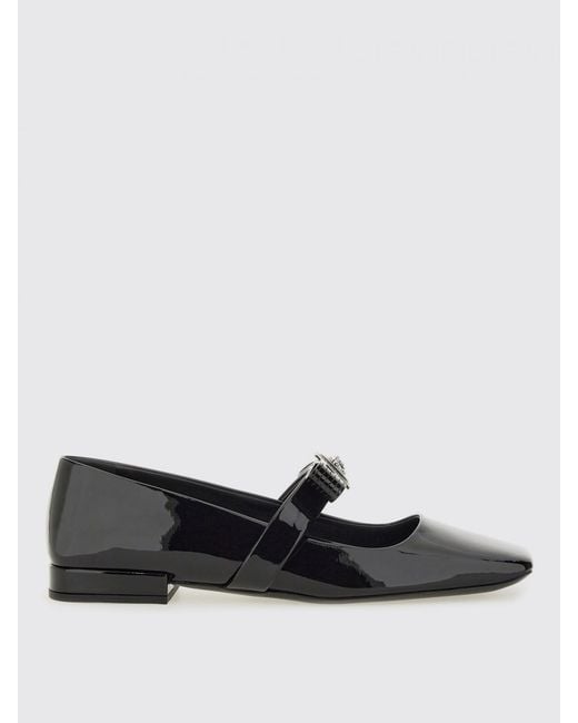 Versace White Flat Shoes
