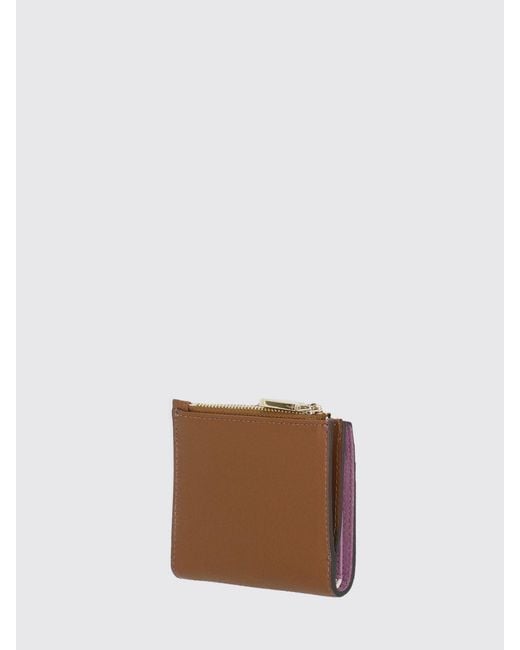 Coccinelle Pink Grained Leather Wallet
