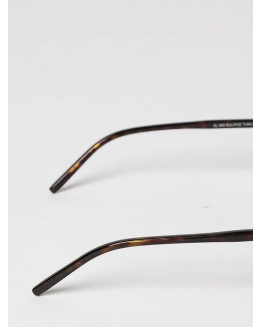 Saint Laurent Natural Sl 889 Sulpice Thin Recycled Acetate Sunglasses