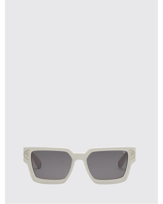 Philipp Plein White Sunglasses for men