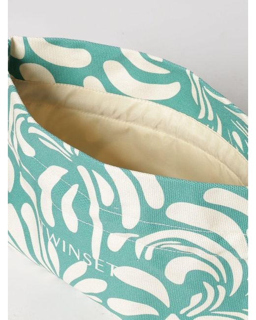 Twinset Green Tote Bag