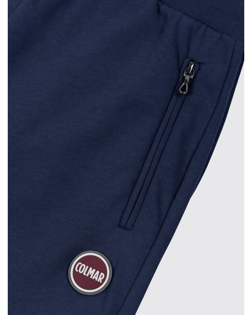 Colmar Blue Cotton Jogging Shorts for men