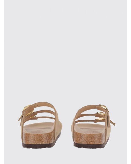 Birkenstock Natural Florida Fresh Nubuck Sandals