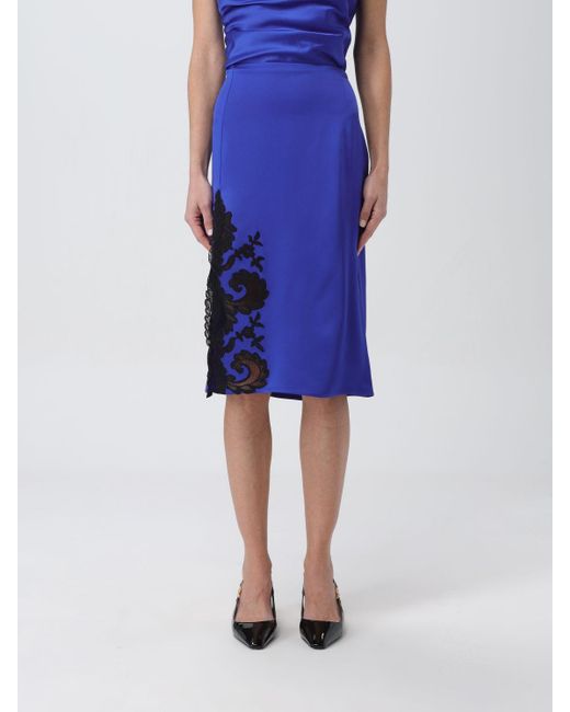 Versace Blue Skirt