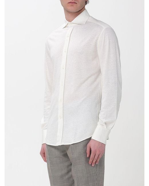 Brunello Cucinelli White Shirt for men