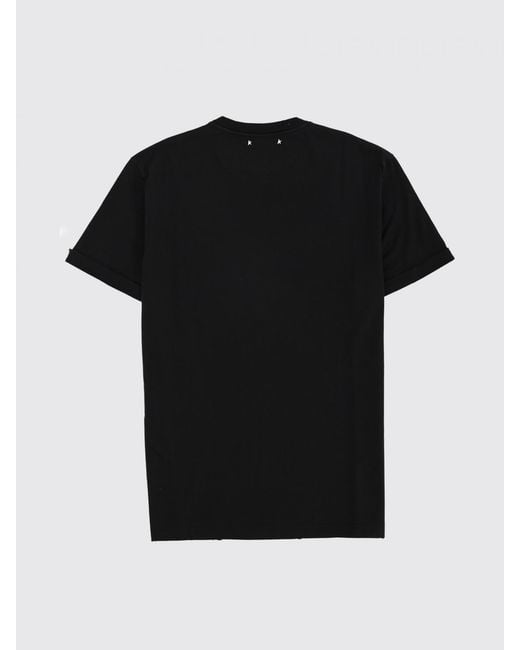 Golden Goose Deluxe Brand Black Basic Cotton T-Shirt for men