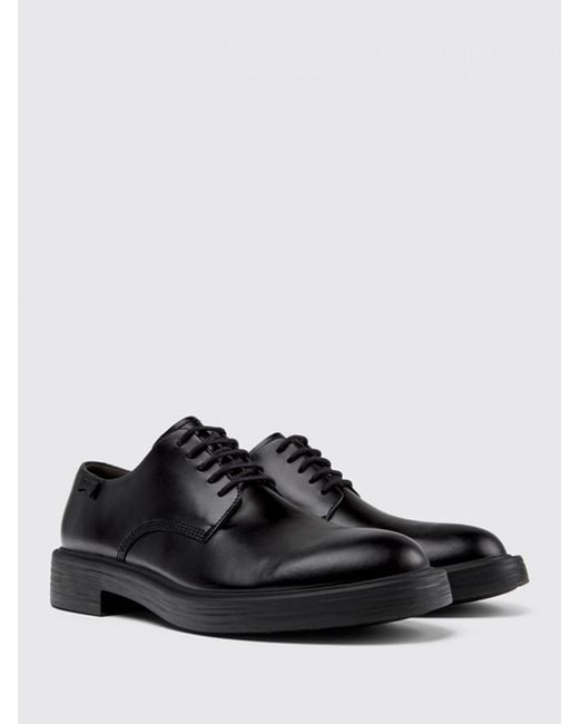 Camper Black Brogue Shoes for men