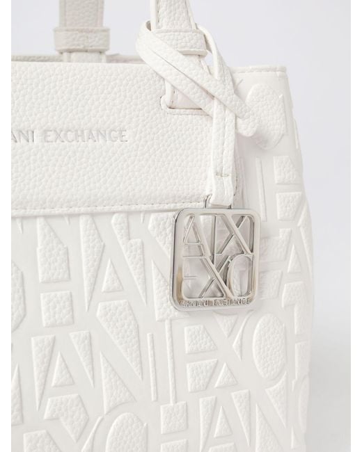 ARMANI EXCHANGE White Shoulder Bag