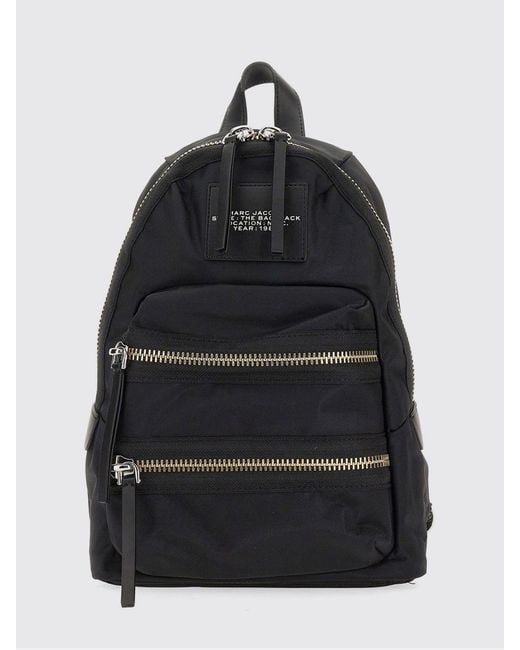 Marc Jacobs Black The Biker Medium Full Zip Nylon Backpack