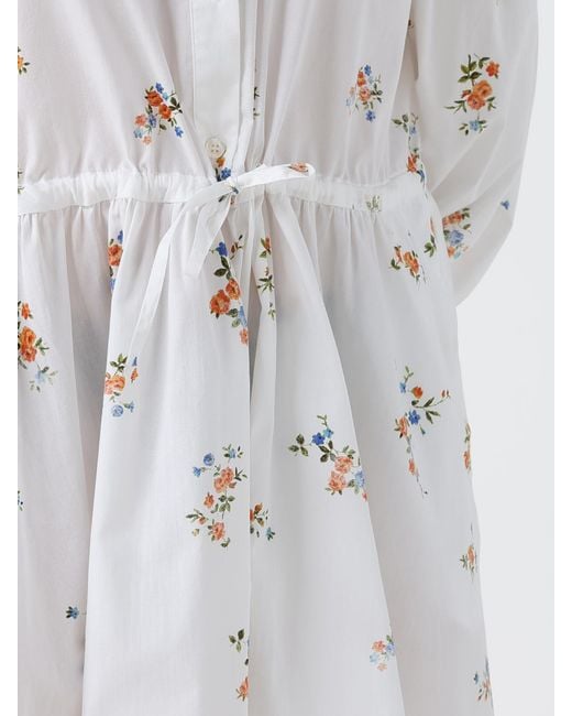 Abito Chemisier di MSGM in White