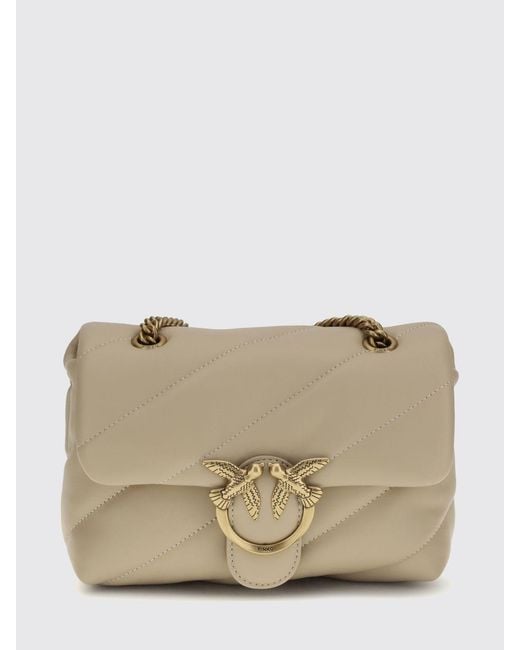 Pinko Natural Love Puff Mini Matelassé Nappa Bag