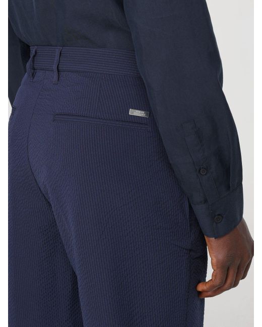 Armani Exchange Pants in Blue for Men | Lyst