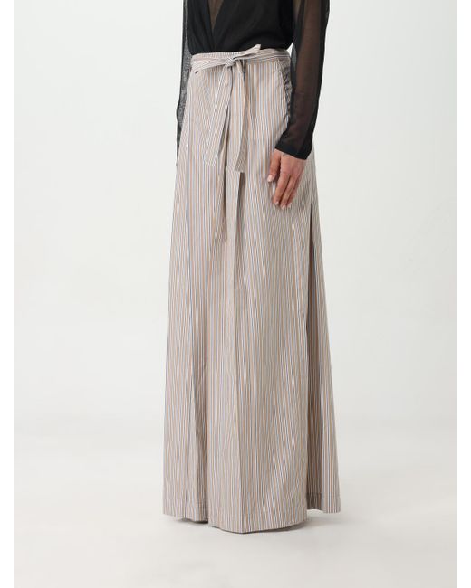 Alberta Ferretti Natural Pants