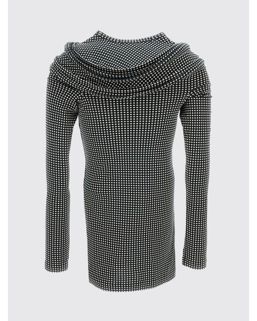 Junya Watanabe Gray Polka Dot Jersey Top