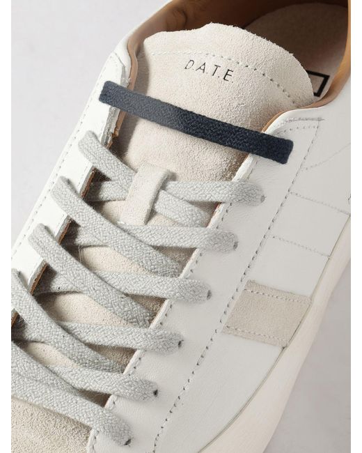 Date White Hill Leather Sneakers for men