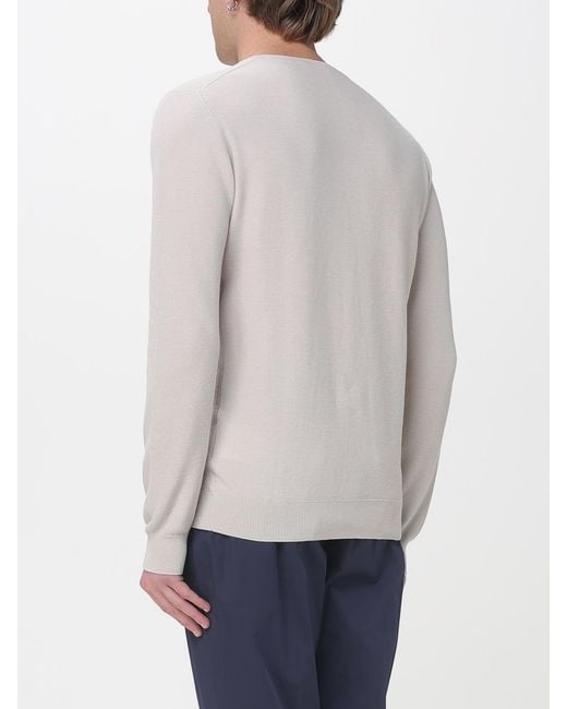 Fay Gray Basic Cotton Pullover for men