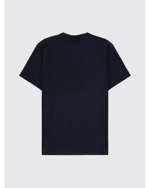 Belstaff Blue Surface Crew Neck T-Shirt With Logo for men
